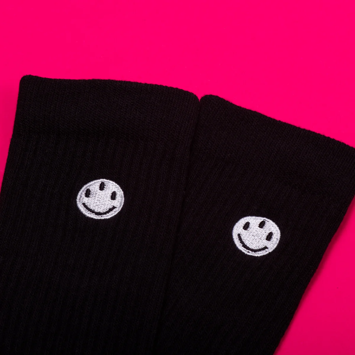 SMILEY SOCKS BLACK - Image 3